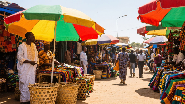 尼日利亚的市集给出了什么设计灵感?